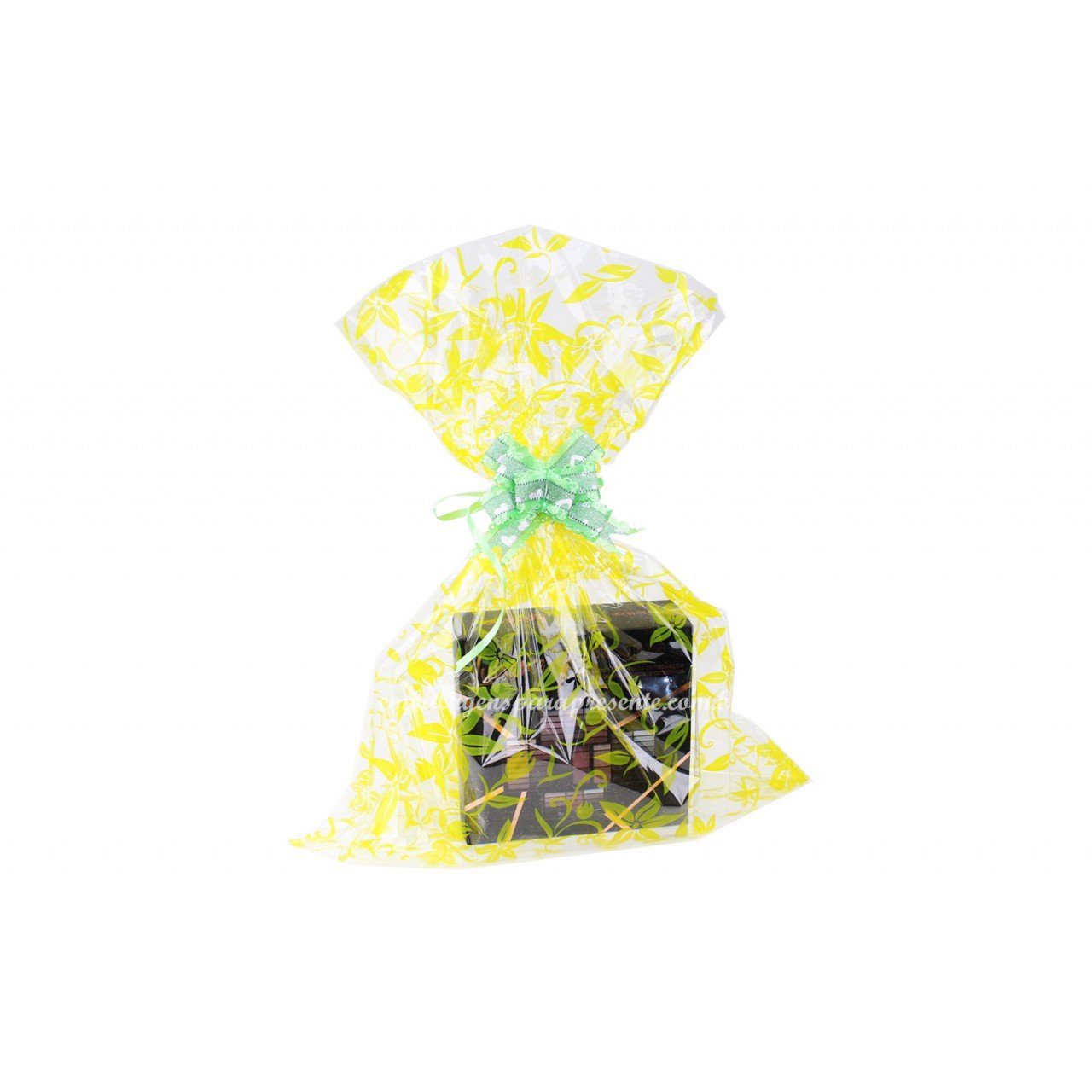 Saco para Presente Transparente Decorado (PCT C/50 UN)